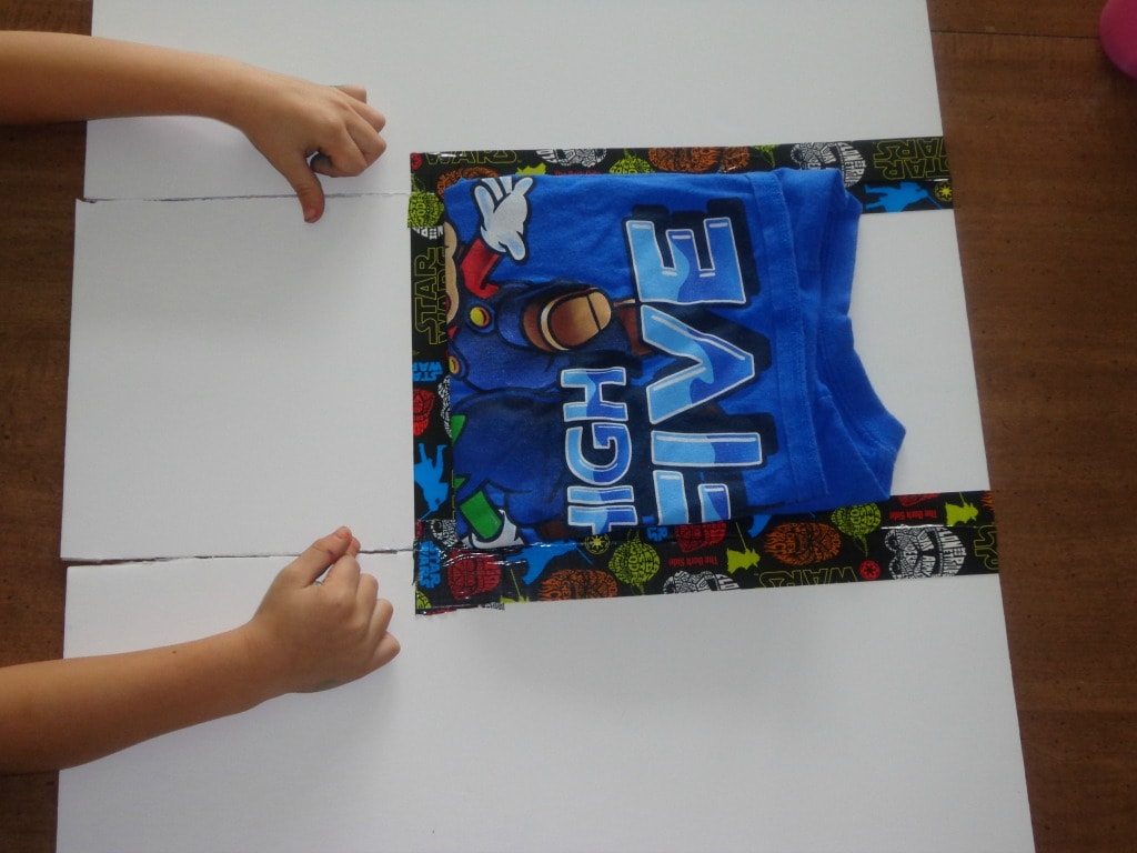 Make Your Own Kids Shirt Folding Board for Super Cheap (Watch