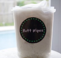 Homemade Flushable Toilet Wipes