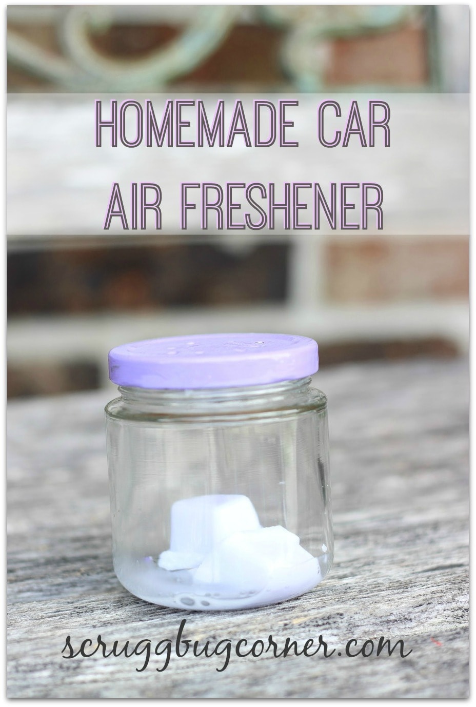 How to make wax car air fresheners - Gym Craft Laundry