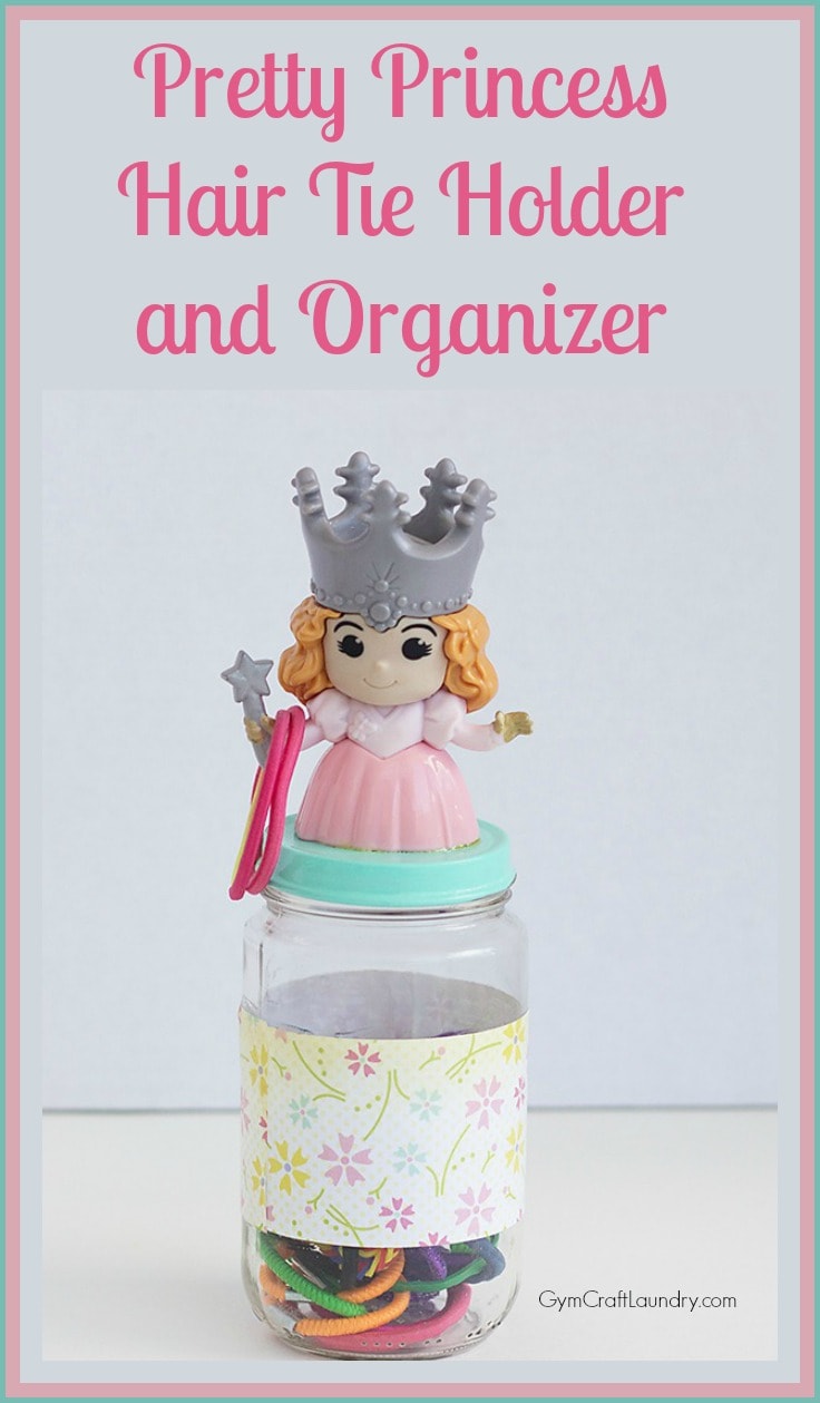 Make Your Own Princess Hair Tie Holder - Gym Craft Laundry