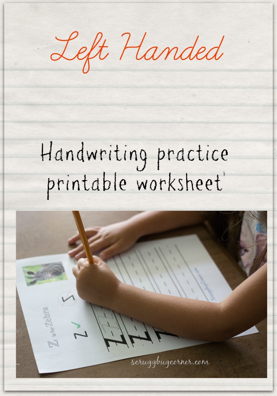 Left handed learning: Letter practice Worksheet Z - Gym ...