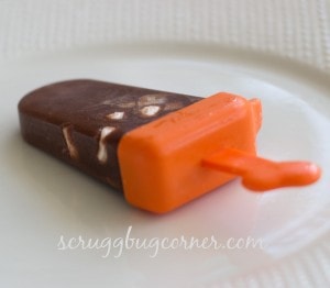 easy rocky road fudge popsicle