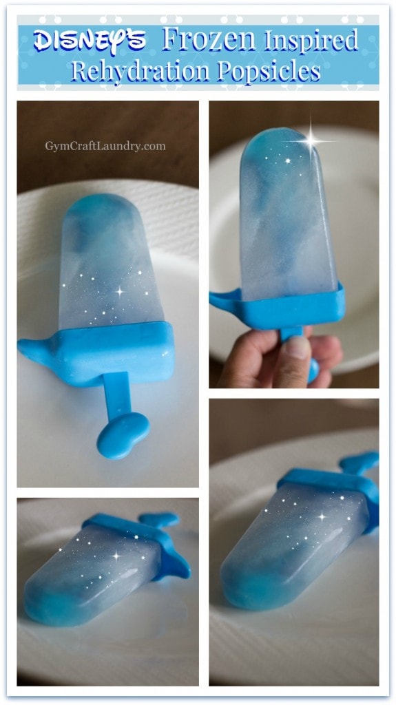 Disney's Frozen Inspired ice pops recipe for rehydration! 