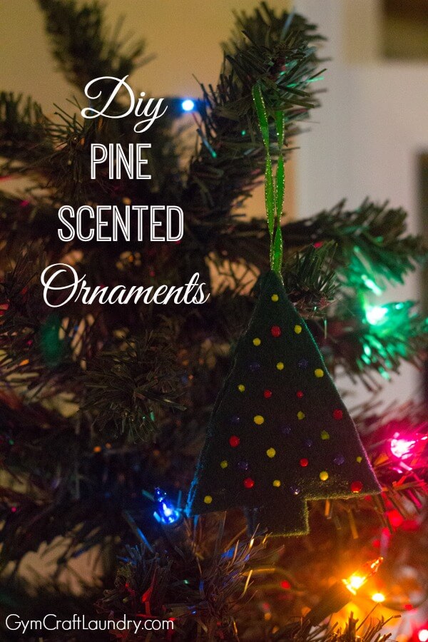 Easy Christmas Craft for Kids and DIY scented ornament.