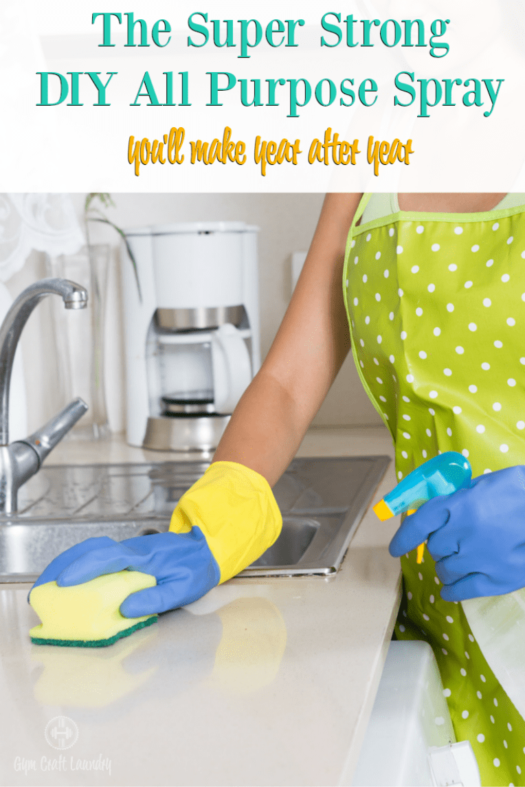 The Super Strong DIY All Purpose Cleaning Spray you'll keep using year after year when you spring clean