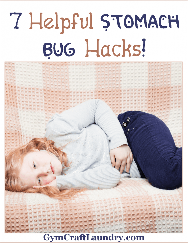 Great ways to cope when your child has a stomach virus or bug!