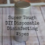 Homemade Disinfecting wipe using a natural cleaning recipe. This DIY cleaning wipe is strong enough to use at the gym and kills all sorts of nasty germs. This DIY is perfect for the fitness loving frugal mom that doesn’t want to bring home any germs after her workout. Thrifty alternative to store bought disposable wipes.