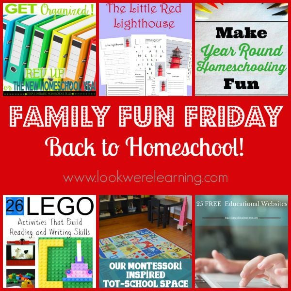 Back to Homeschool with Family Fun Friday