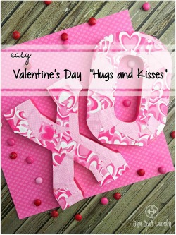 Easy decoupage project idea for Valentines Day