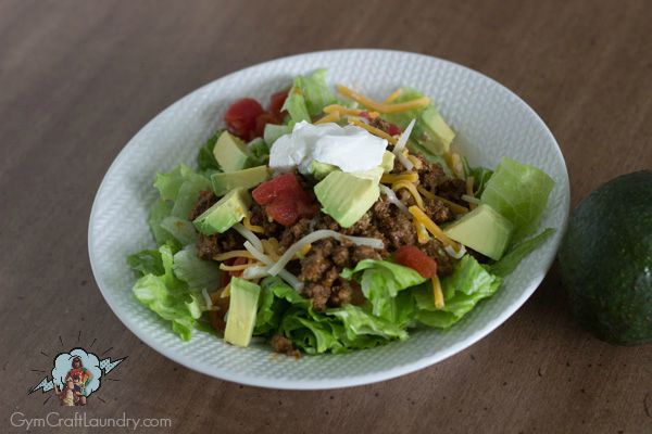 Tacos customized to fit food allergies and differing nutritional needs for a healthy family dinner.