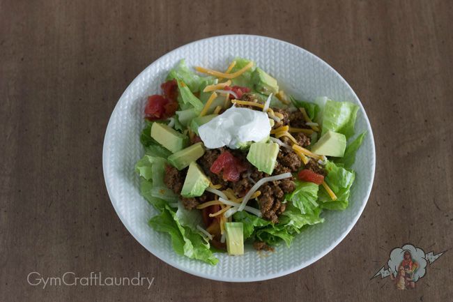 Tacos customized to fit food allergies and differing nutritional needs for a healthy family dinner.