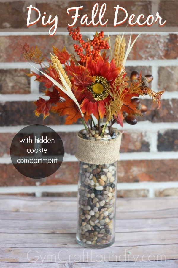 Diy Fall Decor with secret stash