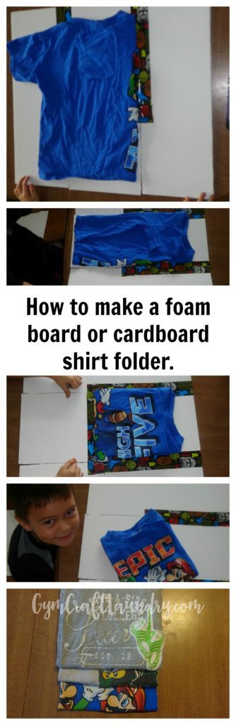 How to make a DIY shirt folder. This DIY shirt folding board is easy to make and lasts for years.