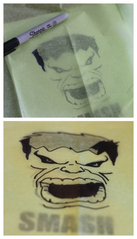 tracing hulk