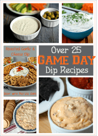 Perfect dip recipes for tailgating, potlucks, parties, barbecues, and Superbowl parties!