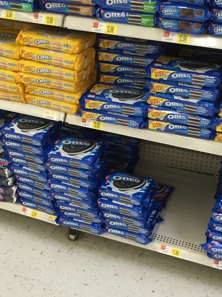 Oreos at Walmart