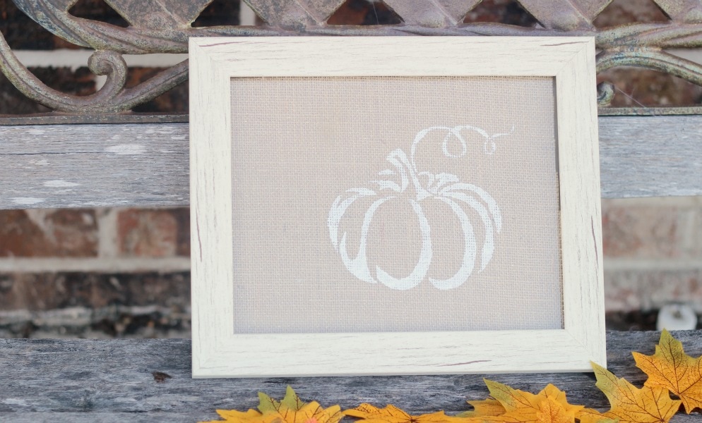 Simply charming burlap wall art