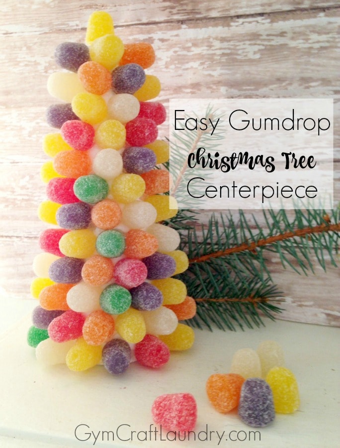 Easy Gumdrop Homemade Christmas Tree Gumdrop Centerpiece