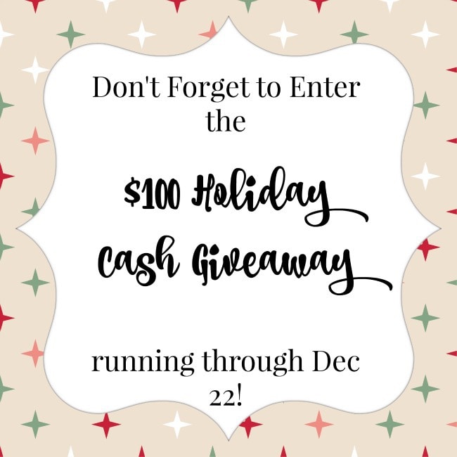 Holiday 2015 Cash Giveaway