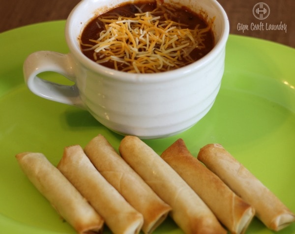 Chili Cheese Progresso Chili Game Day Snack