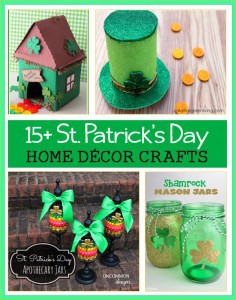 Over 15 Saint Patricks Day Home Decor Crafts