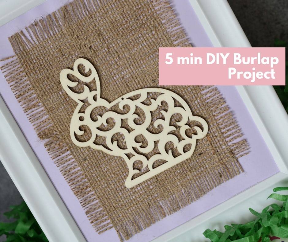 5 min Burlap Art Project for Easter (1)