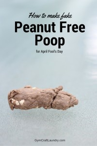 how to make peanut free poop for april fools