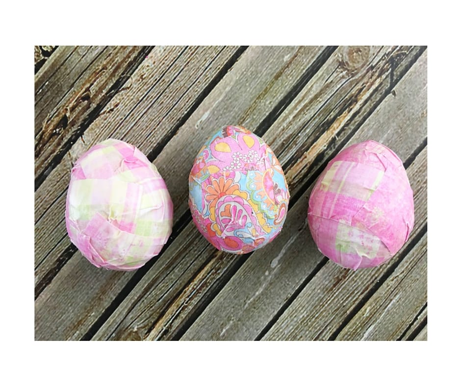 pretty paper craft decoupage easter egg
