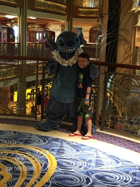 Stitch on the Disney Dream