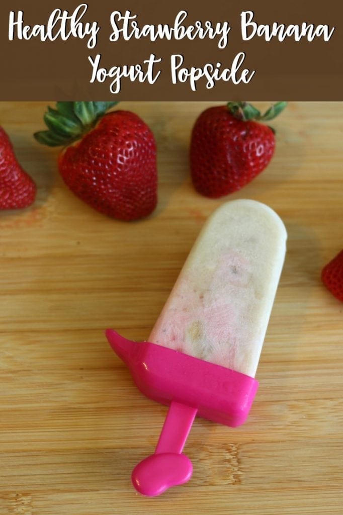 Easy Popsicle Recipes for Breakfast Strawberry-Banana Yogurt Popsicle