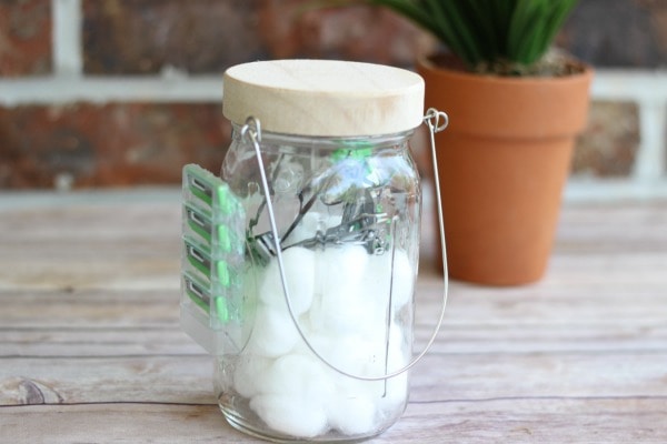 MAson jar craft for men's shaving and grooming supplies