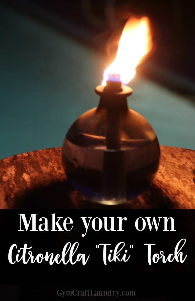 Make your Own Citronella Torch