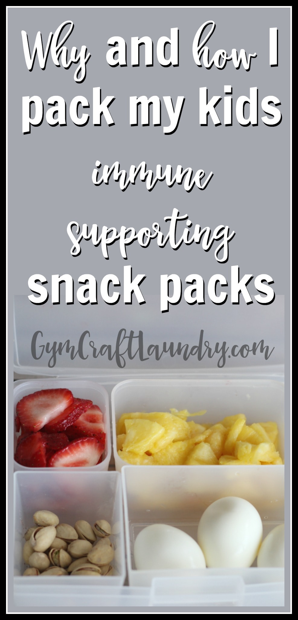 How to pack these nutrient packed Immune support snack kits. 