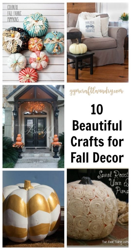 10 gorgeous arts and crafts for fall decor