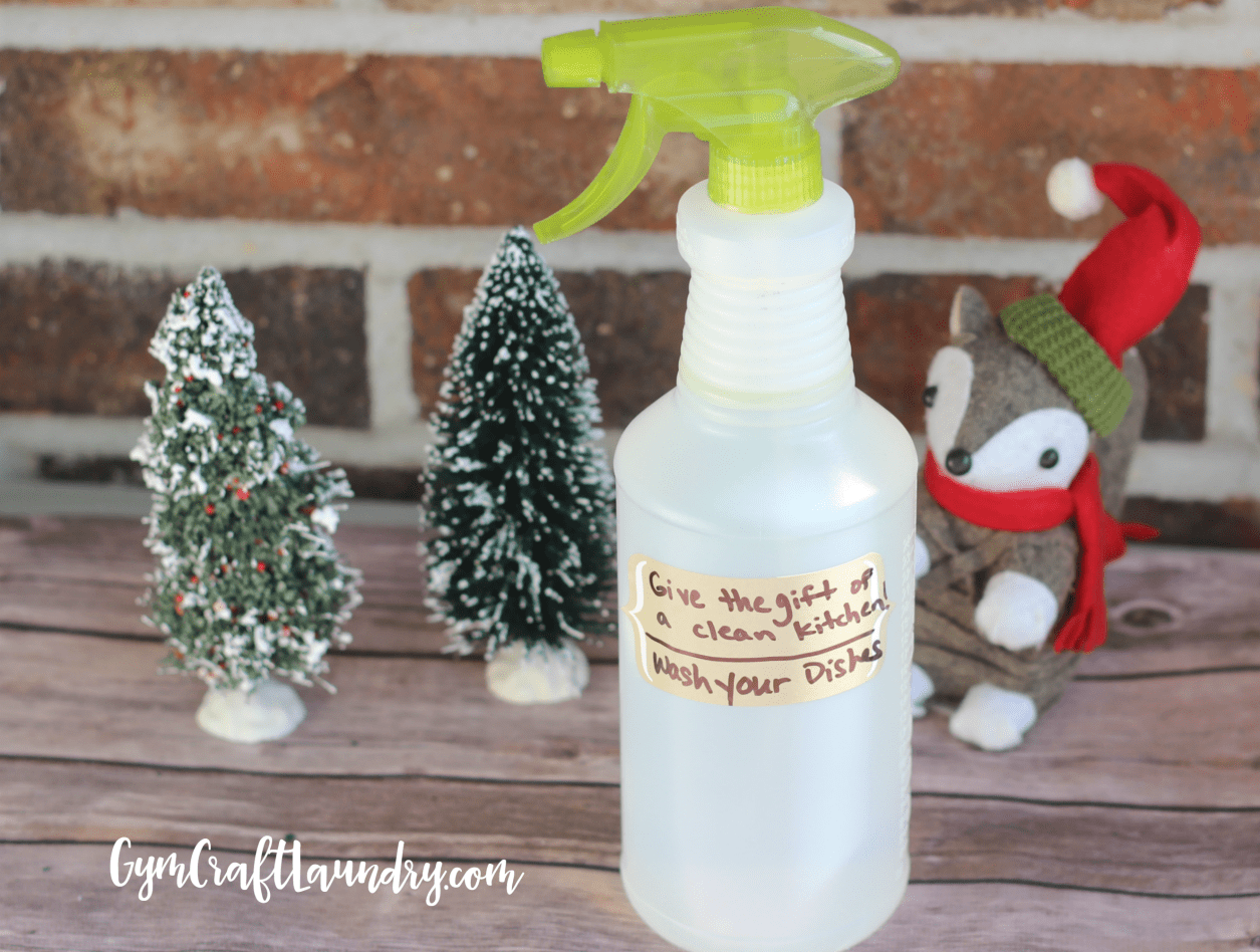 DIY Holiday Scented Kitchen Cleaning Spray