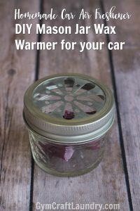 Homemade Car Air Freshener. DIY Mason Jar Wax Warmer for Car. How to use the scentsy wax cubes you love in your car.