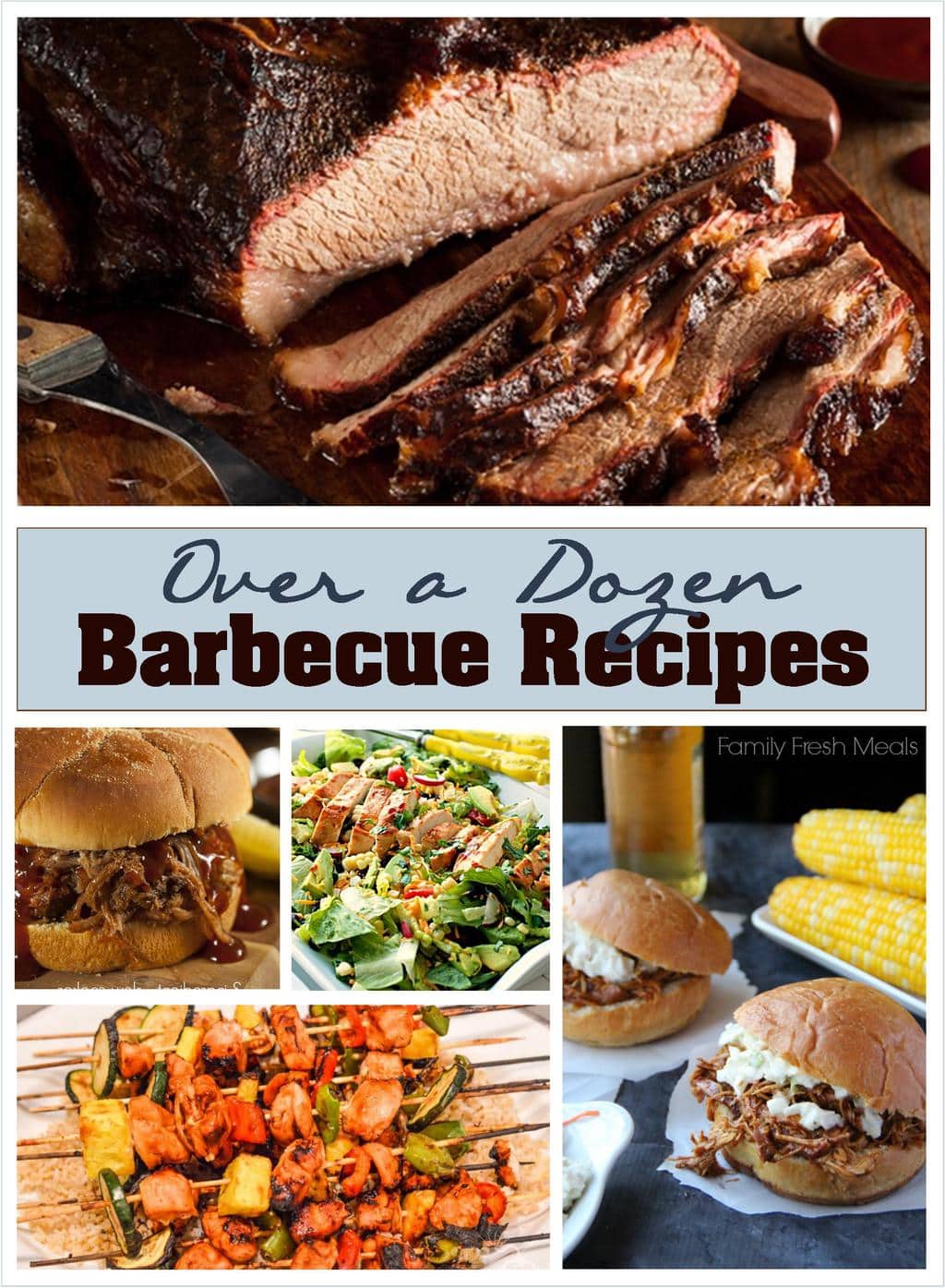 Over a dozen delicious summer barbecue recipes. Need some cookout inspiration?