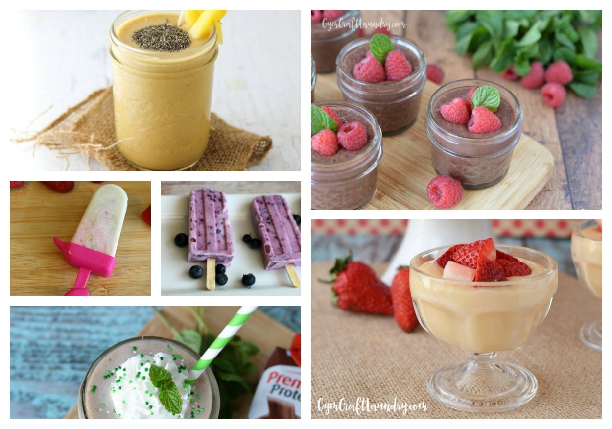 Best Protein Snack Recipes from Gym Craft Laundry. Find our favorite protein pudding, protein smoothies, and protein popsicles here. Fun and healthy snack ideas.