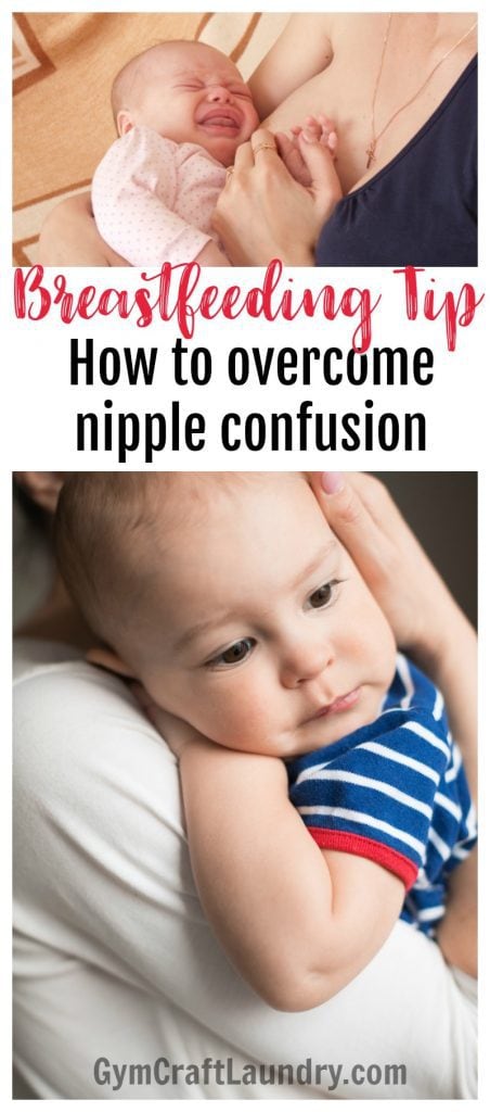 How to overcome nipple confusion caused by using a nipple shield.