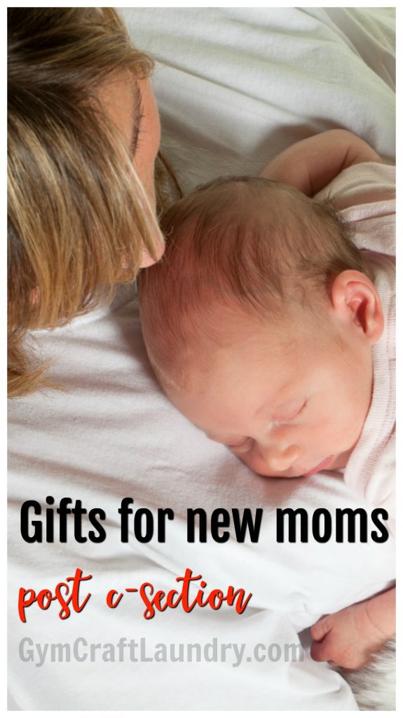 Are you looking for gift basket ideas for C section moms? These post c section gifts are sure to help ease the new mom's recovery.