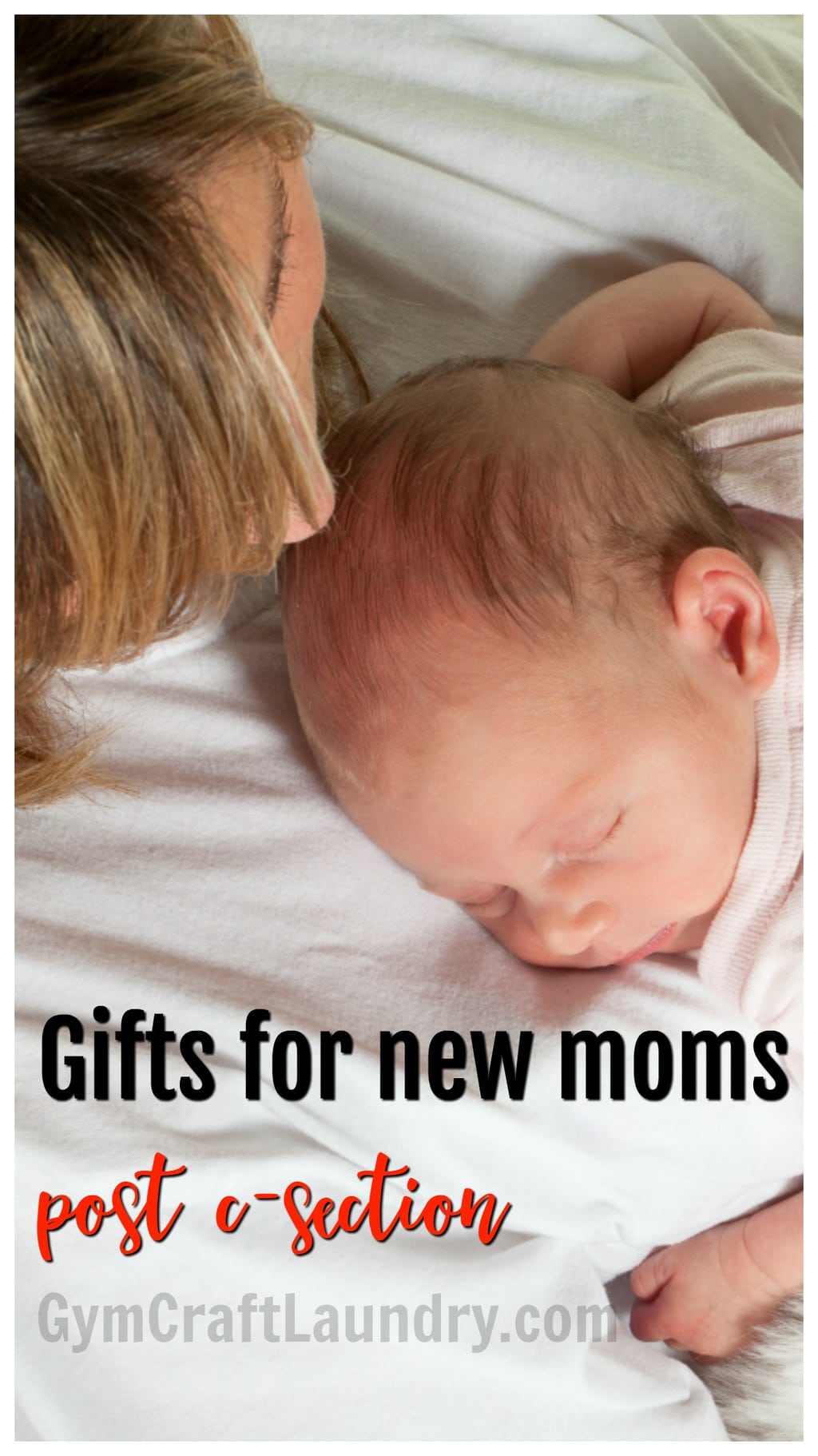 Great ideas for filling a postpartum gift basket, especially helpful for new moms recovering from a c section. This c section gift basket is filled with things that are comforting and helpful for a new mom. #postpartum #gifts