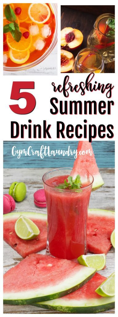 5 refreshing summer drink recipes. Summertime is the perfect time to indulge in these fruity beverages.