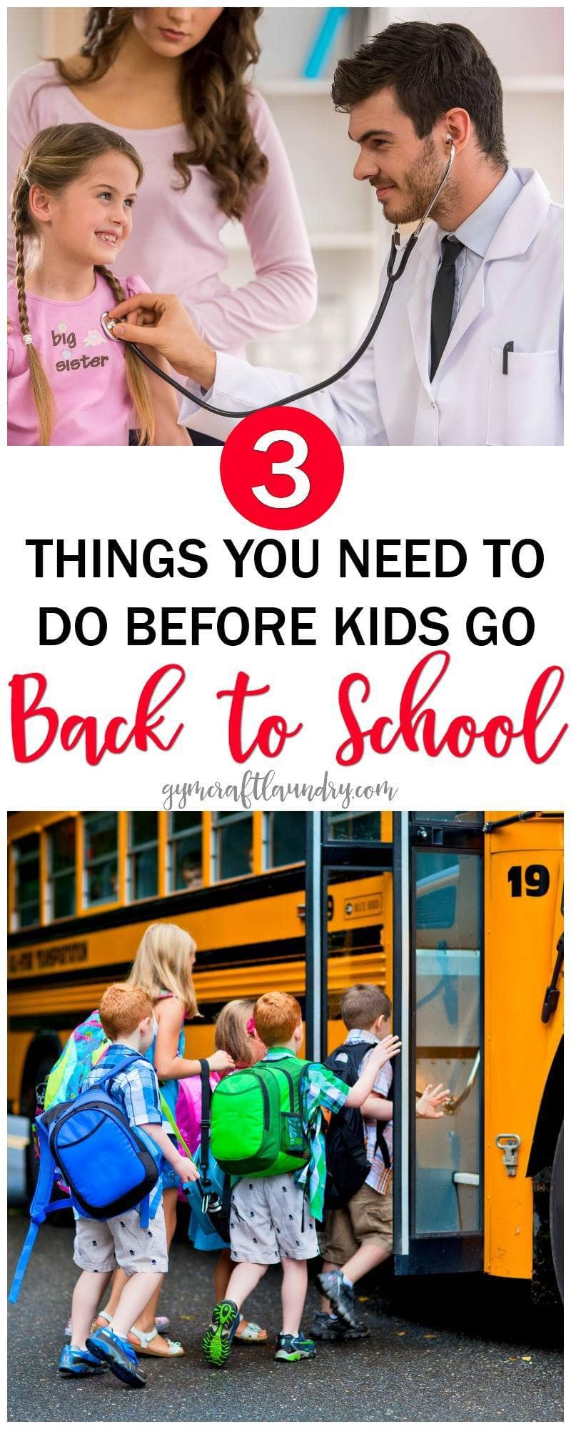 3 Things Parents Should Do Before the Kids Go Back To School. Kids Health.