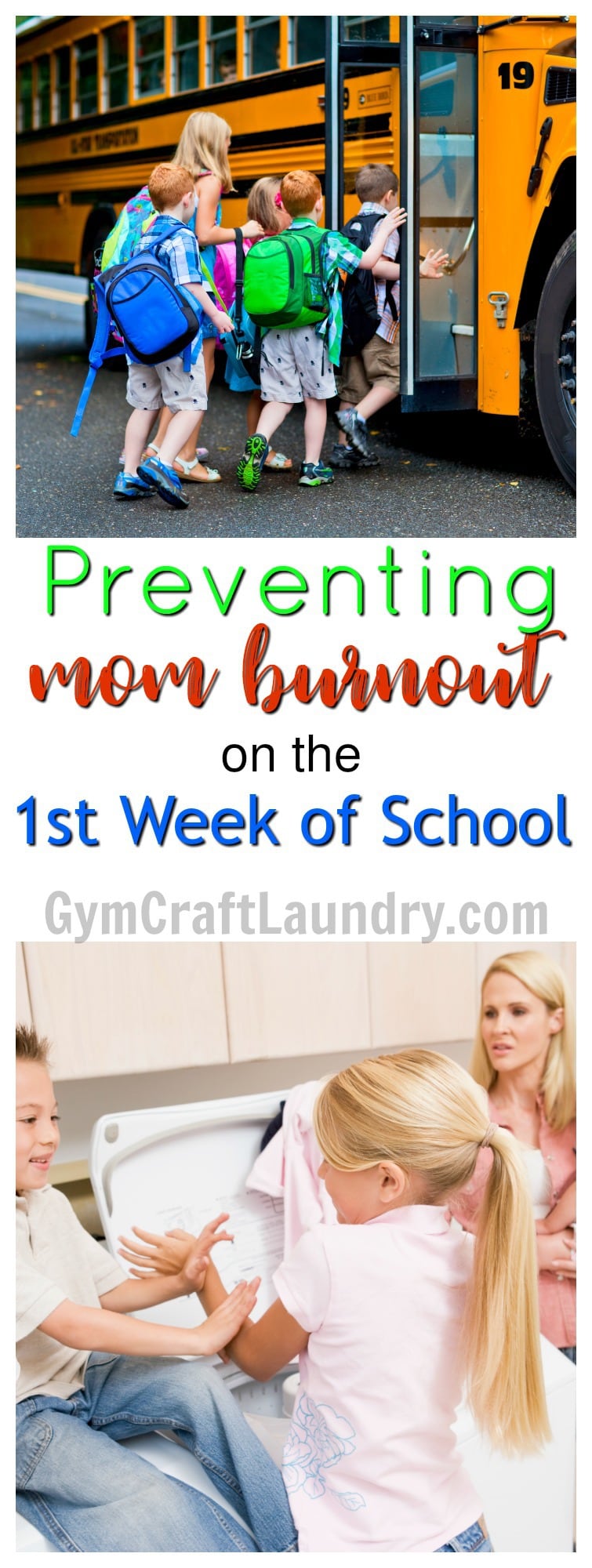 How to prevent mom burnout on the first week of school