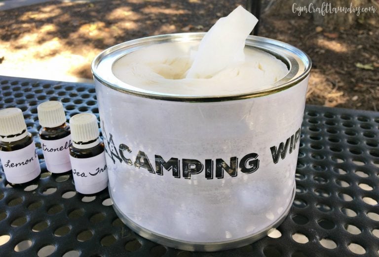 diy camping wipes for hands