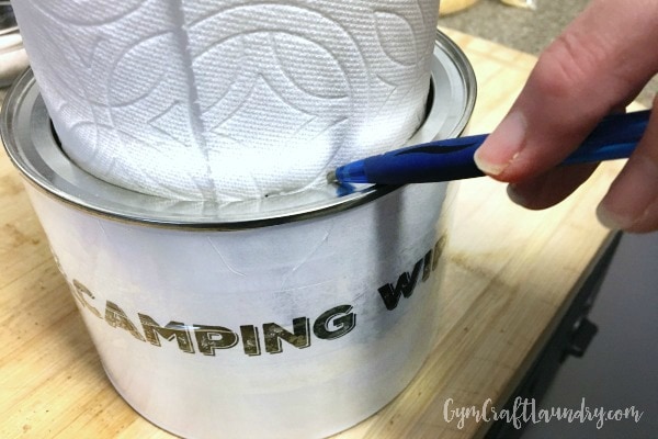 measuring wet wipes for camping