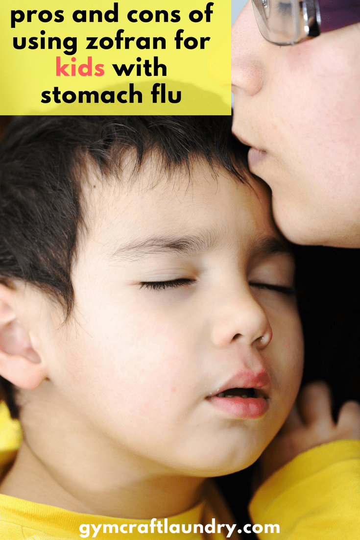 Young boy with stomach flue. Zofran for kids with stomach flu