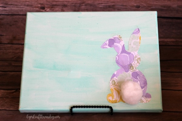 Easter Decoupage canvas