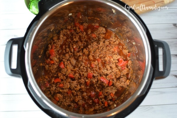 IP Sloppy Joes easy weeknight meal