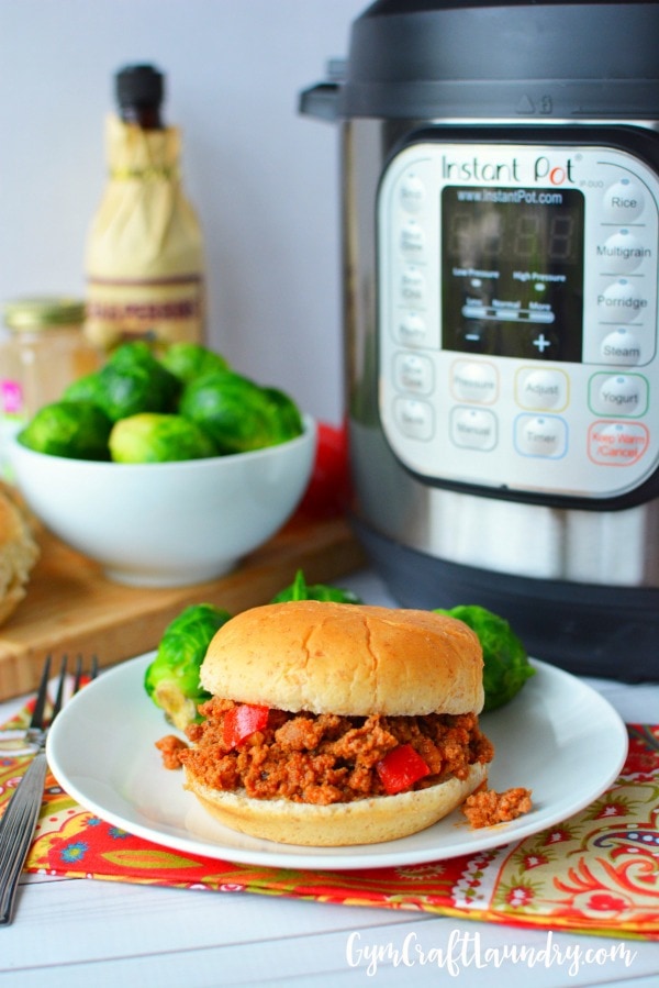 Super Easy Instant Pot Sloppy Joes